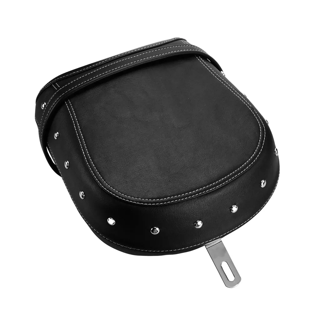 Мотоциклетное черное/коричневое кожаное сиденье заднего сиденья для индийского