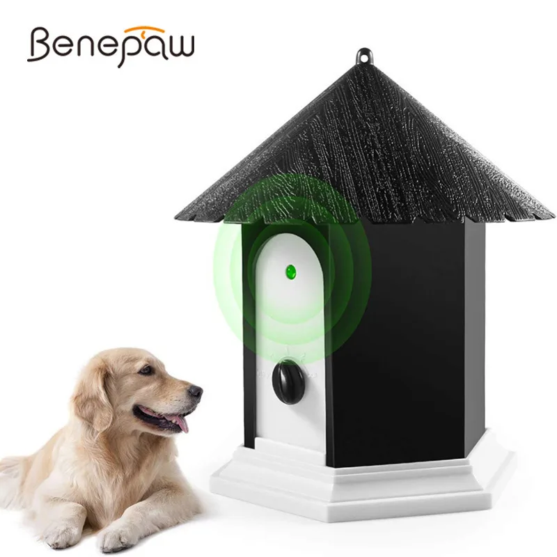 Ультразвуковое устройство против лая лай от Benepaw водостойкое регулируемое