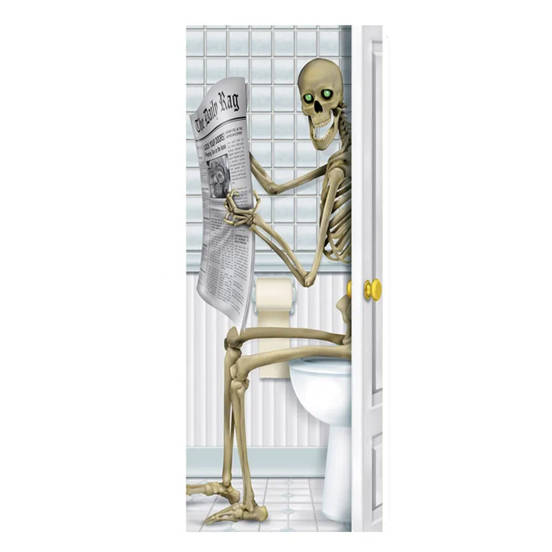 

Creative 3D Door Sticker Europe Self-adhesive PVC London Decor Door Wallpaper Refrigerator Stickers for Bedroom Home Decoration