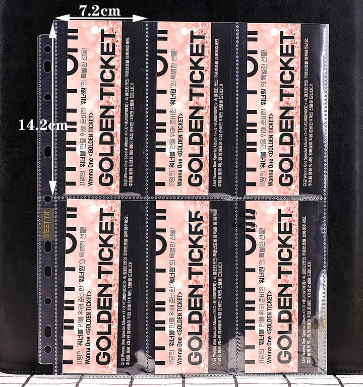 20 шт./лот MEET XY 6 карманов карточки маленького размера протектор карт для