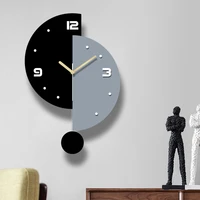 3d creative wall clock home decor acrylic material wall wacth living room household fashion silent kitchen clocks gift zegary