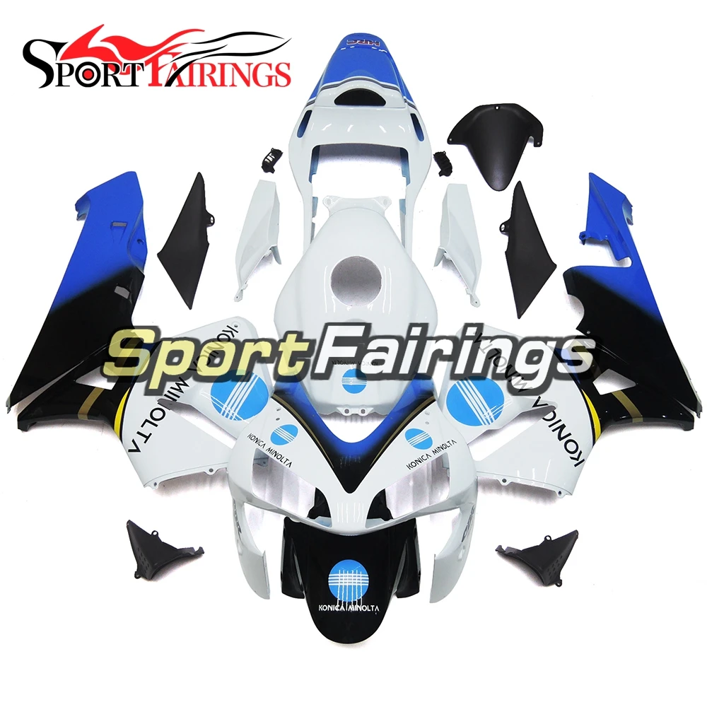 

US Stock Motorcycle Complete Fairing Kit For Honda CBR600RR F5 2003 2004 03 04 CBR 600 RR ABS Injection Bodywork White Blue