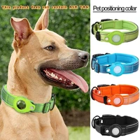 new suitable for apple airtags tracker pet collar replacement wristband protection dog collar to prevent cats dogs from losing
