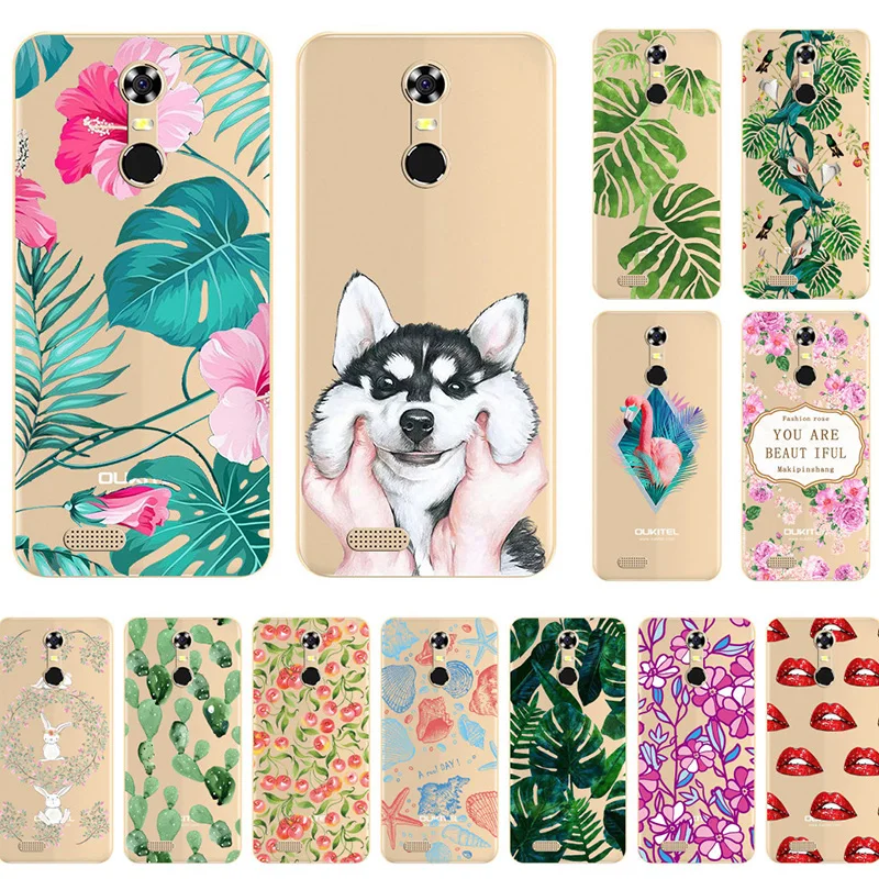 Мягкий ТПУ чехол для телефона Oukitel C8 силиконовый Mix 2 K3 K8000 5 дюймов прозрачные