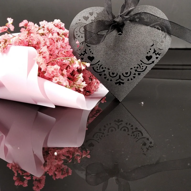 10/50 шт. 43*33*70 мм любовь сердце конфеты коробочки для драже День рождения Baby Shower