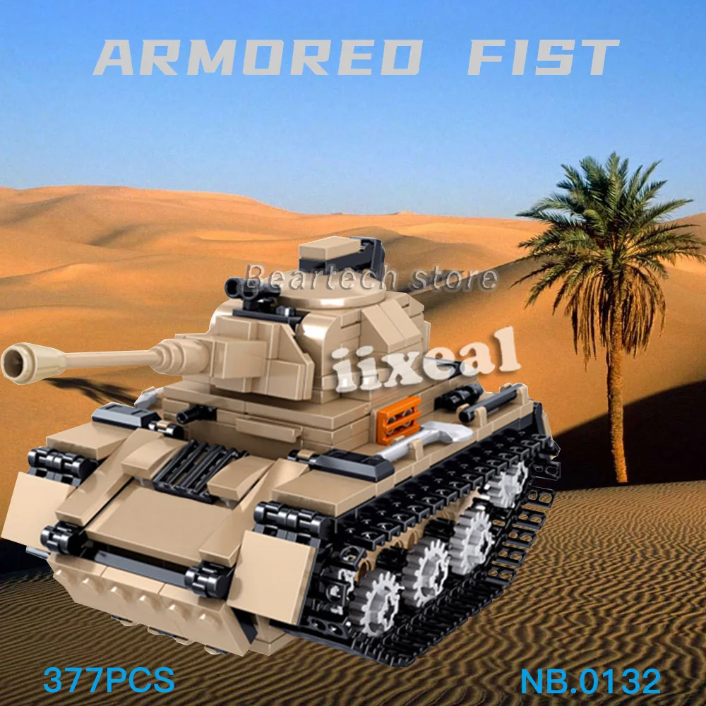 Конструктор Военный Рождественский совместимый с большим танком для сборки