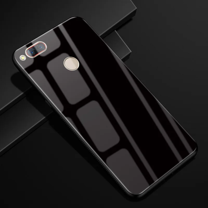 34 For ZTE Z17 mini Case 5.2'' Glass Hard Back Cases For ZTE NUBIA Z17 mini Case Tempered Glass Cover Z17mini Z 17 NX569H NX569j - Цвет: 34