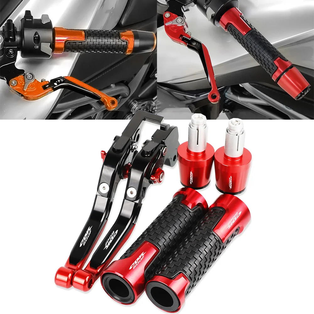 

Motorcycle Clutch Brake Lever Adjustable Fold Tie Rod Handlebar Grip End Cap For CBR600F CBR600 F CBR 600 F 600F 2011 2012 2013
