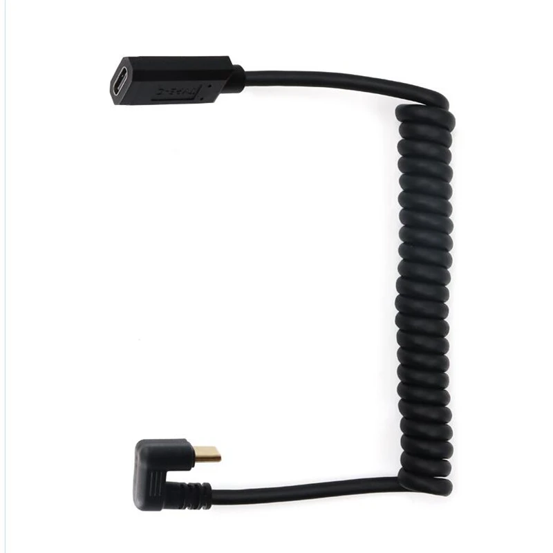 USB 3. 0 Type-C штекер-гнездо 4K 60 Гц пружинный Выдвижной зарядный кабель U-образной