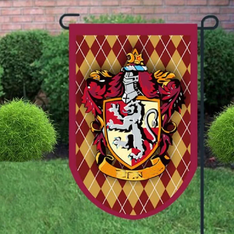 Волшебный школьный баннер в стиле Гарр Поттера 45*75 см Круглый флаг украшение