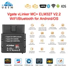 Vgate vLinker MC + ELM327 Bluetooth 4,0 OBD 2 OBD2 ELM 327 wifi автомобильный диагностический сканер для AndroidIOS автоинструмент PK OBDLINK V 1 5