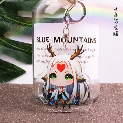9 Аниме Onmyoji акриловый брелок демонический нож для девочек Gui shibay aoandou Ibaraki douji Модный милый кулон chaviro брелок ювелирные изделия - Цвет: 9
