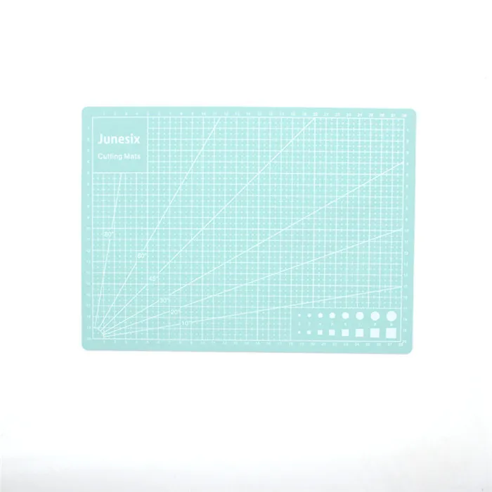 Mint Green A4 А4 ПВХ цветной двухсторонний самовосhealing вающийся мягкий коврик для резки лоскутный коврик художественная ручная скульптура DIY инструмент для дома доска для резьбы - Цвет: Mint Green A4