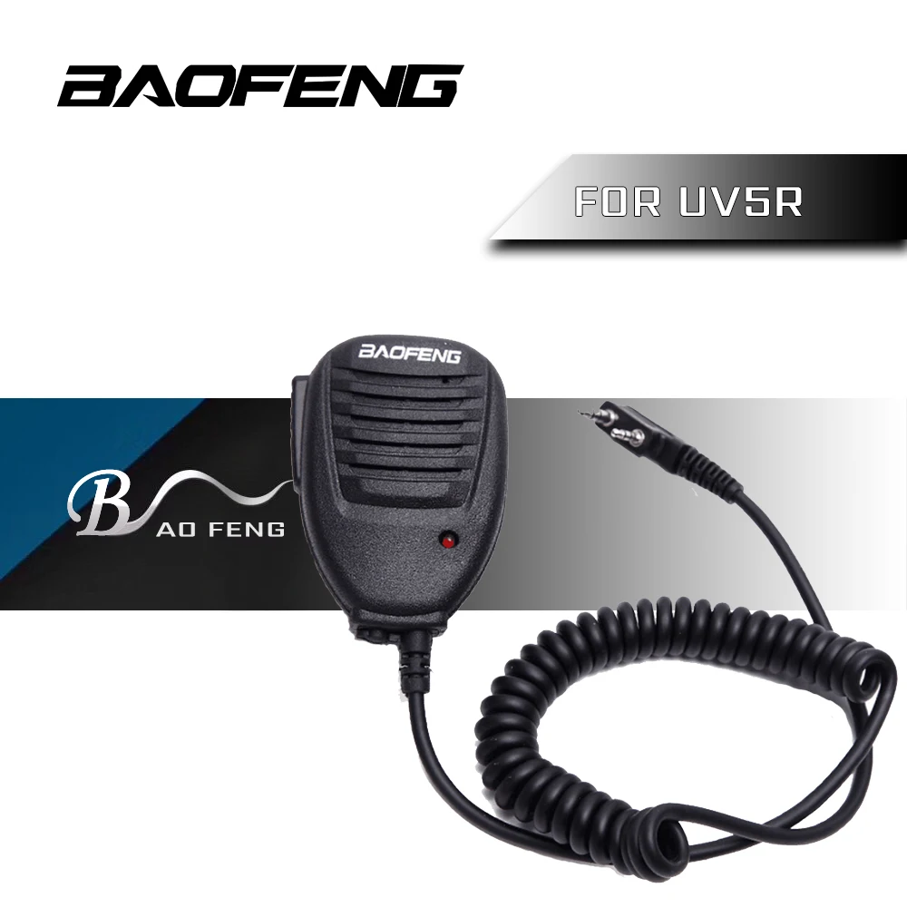Оригинальный Baofeng UV 5R 888S двухсторонний радио спикер микрофон для Kenwood TYT K head Walkie