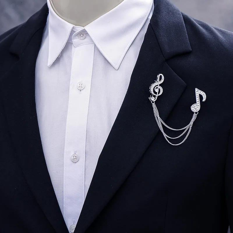 Модная винтажная Посеребренная Мужская брошь в виде волчьей головы булавки для