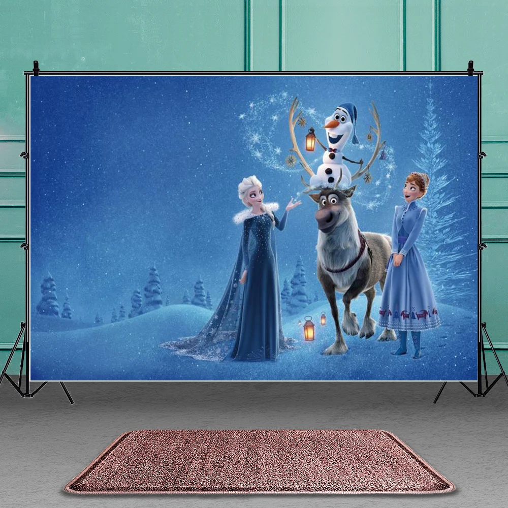 Студийный фон для вечерние съемки Disney Холодное сердце 2 | Дом и сад
