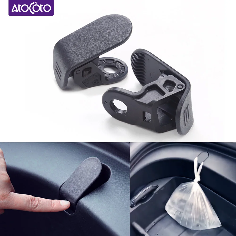 2 шт. автомобиль передний капот багажник интерьер крюк для Tesla модель 3 аксессуара