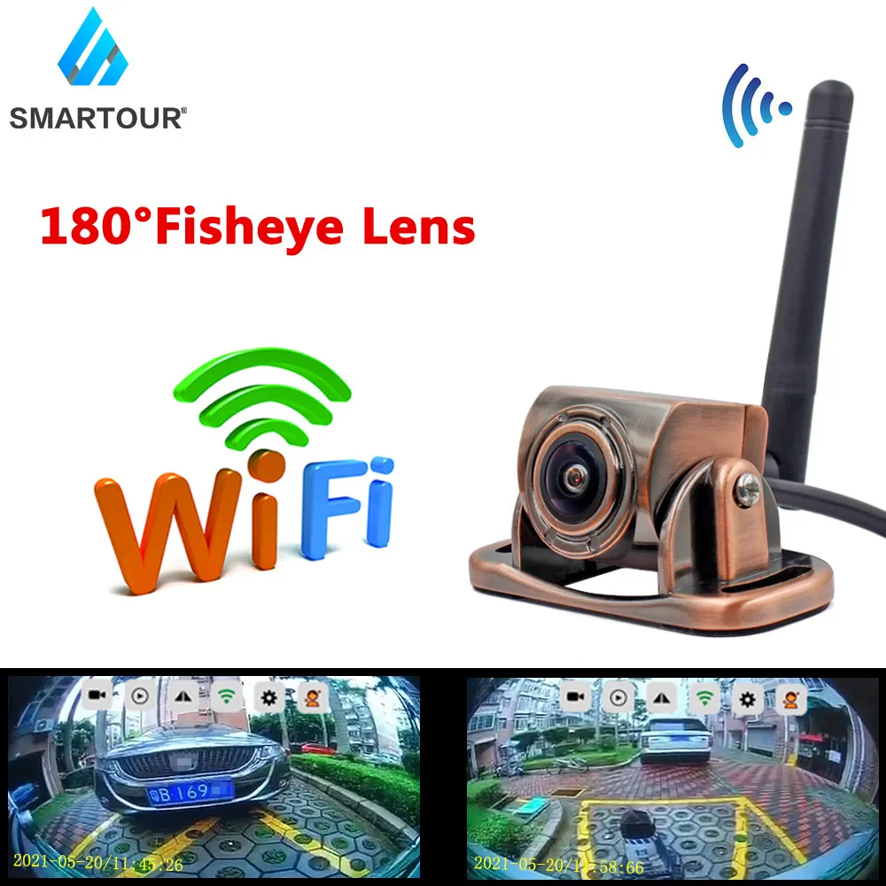 

180 градусов Wi-Fi камера заднего вида мини Камера автомобиля Камера HD камера заднего вида Камера автомобиля обратный Камера s Авто Поддержка Ios...