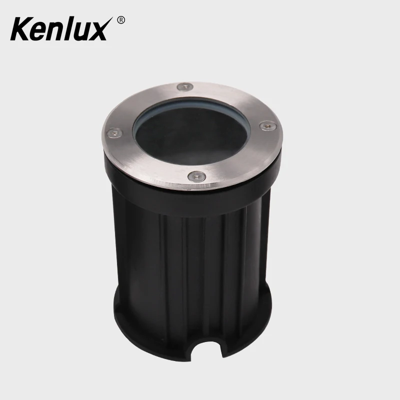Квадратная круглая потайная лампа Kenlux GU10 наружная COB светодиодсветодиодный