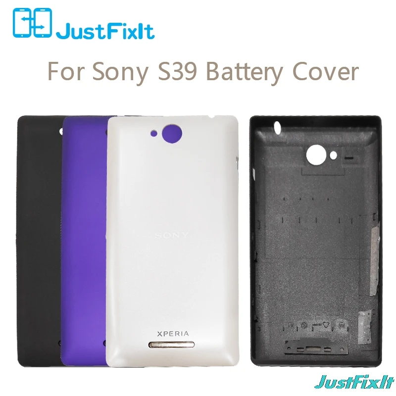 S39 задний корпус Пластиковая Задняя Дверь Ремонт чехол запасные части для sony Xperia C