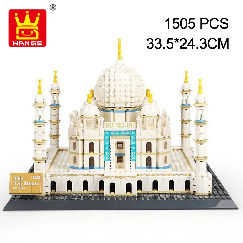 

Wange 5211 Famous Architecture Series Building Blocks Toys 1505pcs Bricks TAJ MAHAL Of AGRA Construction Toys For Children Gifts