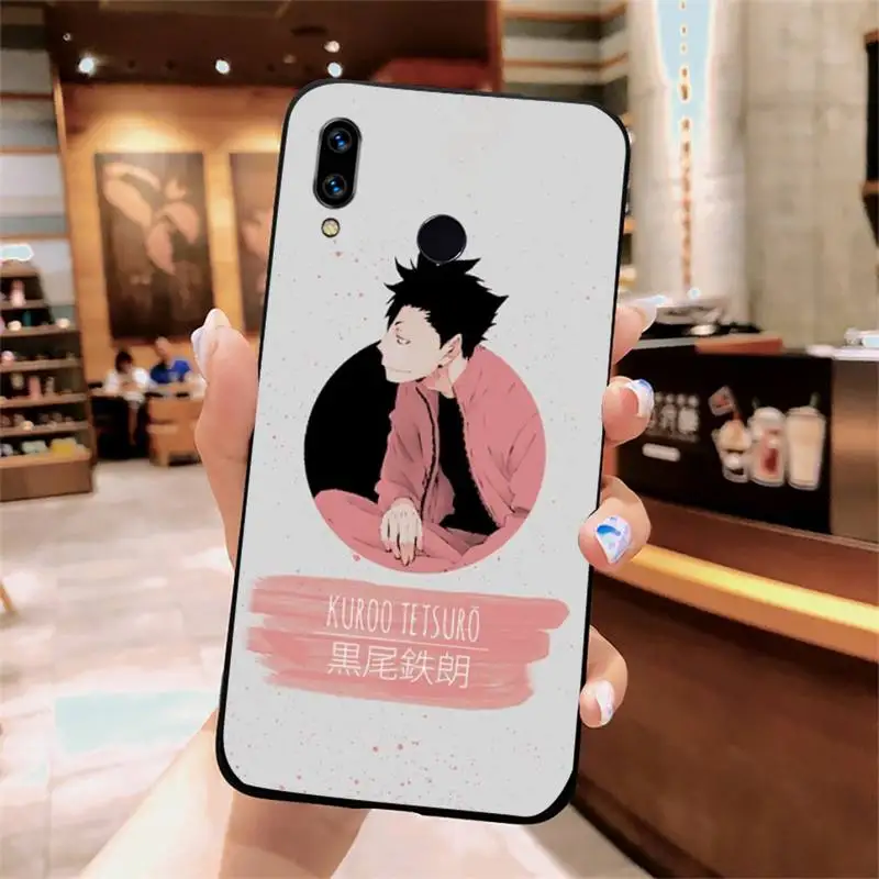 

Kuroo Tetsurou Haikyuu Japan anime Phone Case For Xiaomi Redmi note 7 8 9 t k30 max3 9 s 10 pro lite