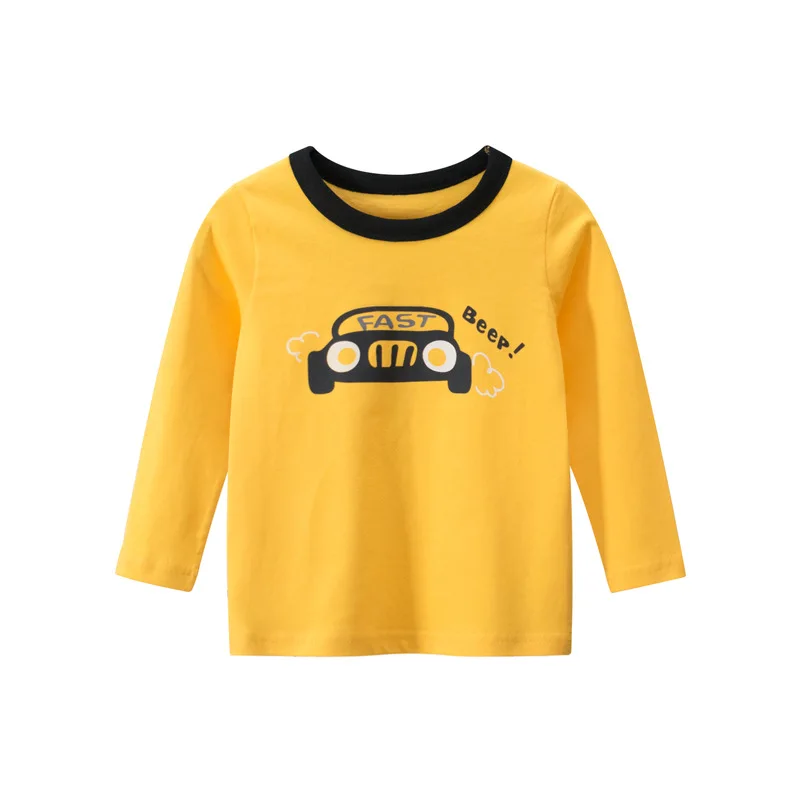 

Baby Boys Shirts 2020 New Boys Autumn Tops T shirts Kids Cartoon Tee Children t shirts for Boys Long Sleeve Boys Cotton Shirts
