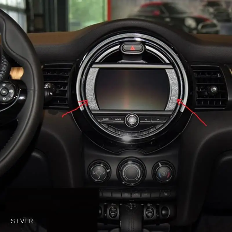 Автомобильный модифицированный хром приборной панели рулевого колеса Интерьер