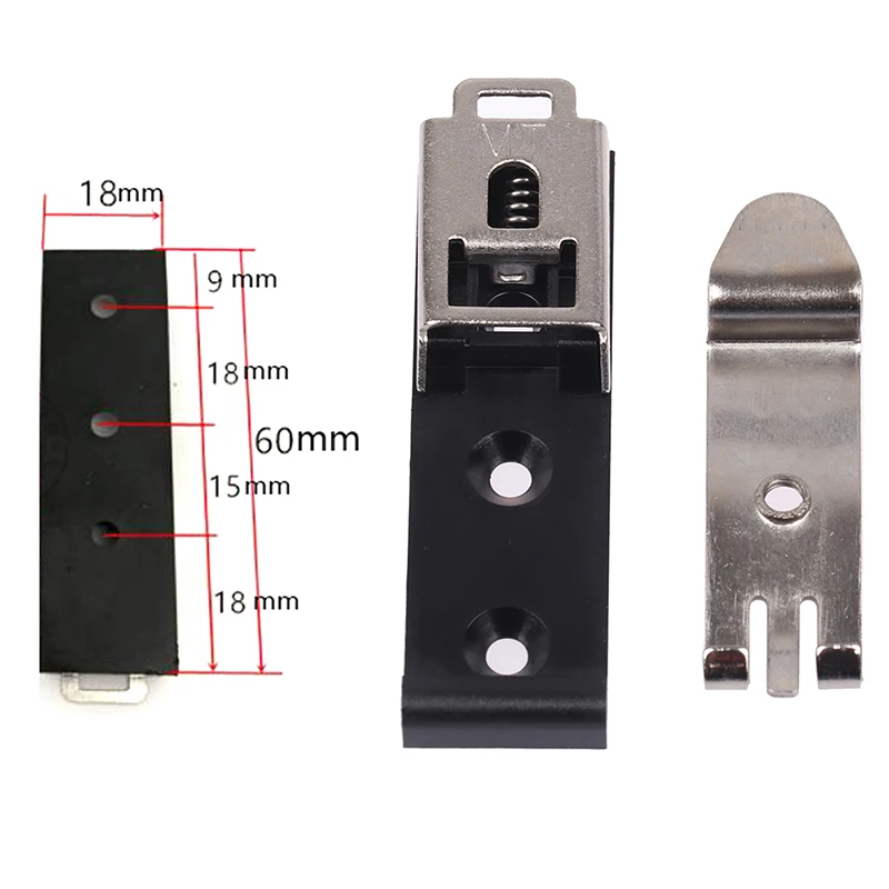 

1Pc Nieuwe 35Mm Din Rail Vaste Klem Fasten Clip 18Mm/14Mm