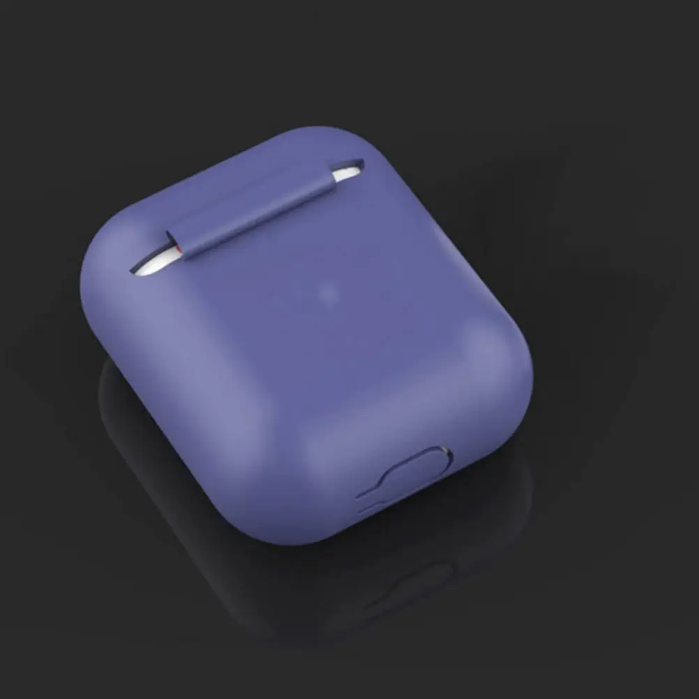 

Earphone Storage Bag Practical Wear-resistant Durable Silicone Wireless Earphone Case Cover for AirPods 2