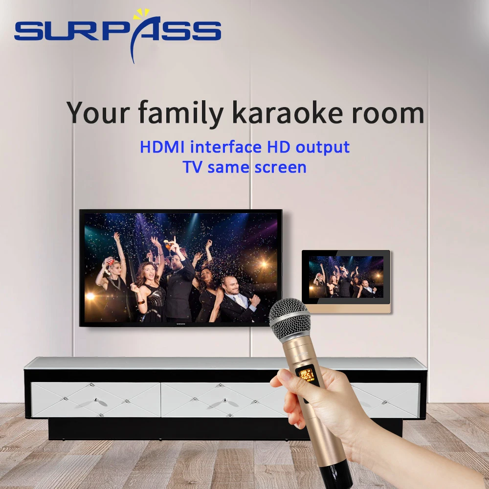 구매 와이파이 블루투스 벽 앰프 안드로이드 오디오 PA 20W 천장 스피커 무선 마이크, 저렴한 키트 스마트 홈 배경 음악