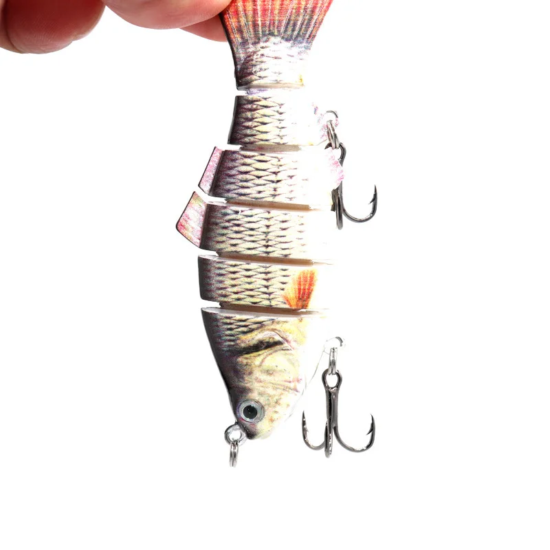 

10cm 19.5g 6 Multi Jointed Sinking Wobblers Fishing Lures Swimbait Pesca Hard Artificial Bait Pike/Bass Fishing Lure Crankbait