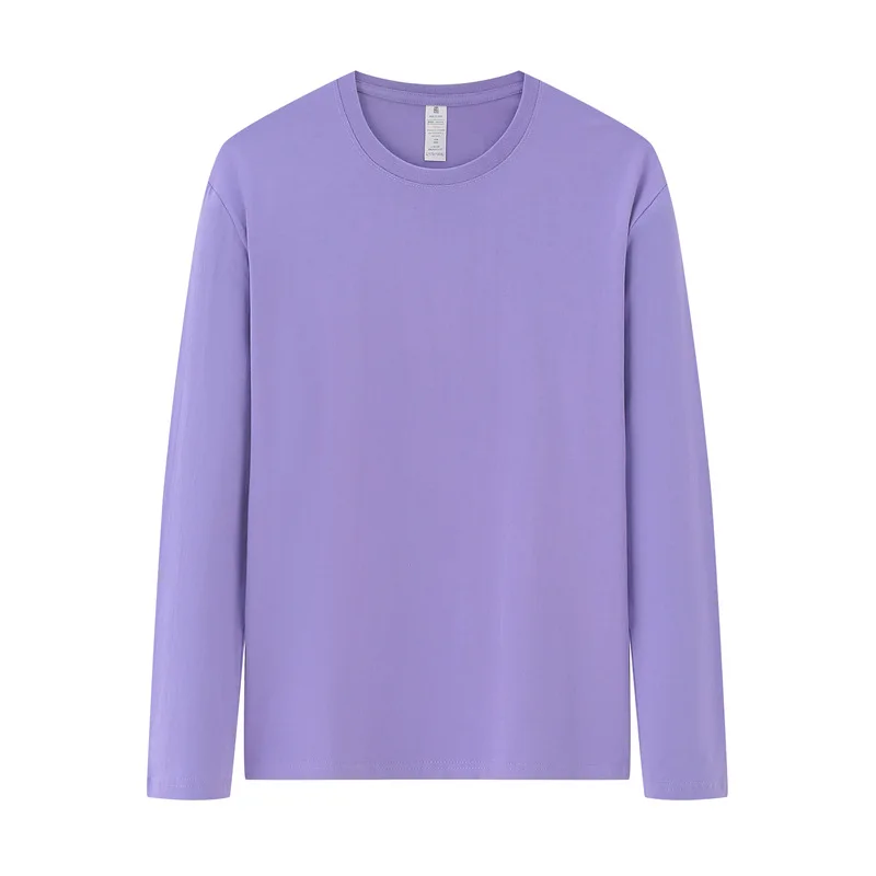 

Round neck cotton t-shirt cotton printing long sleeves PD5