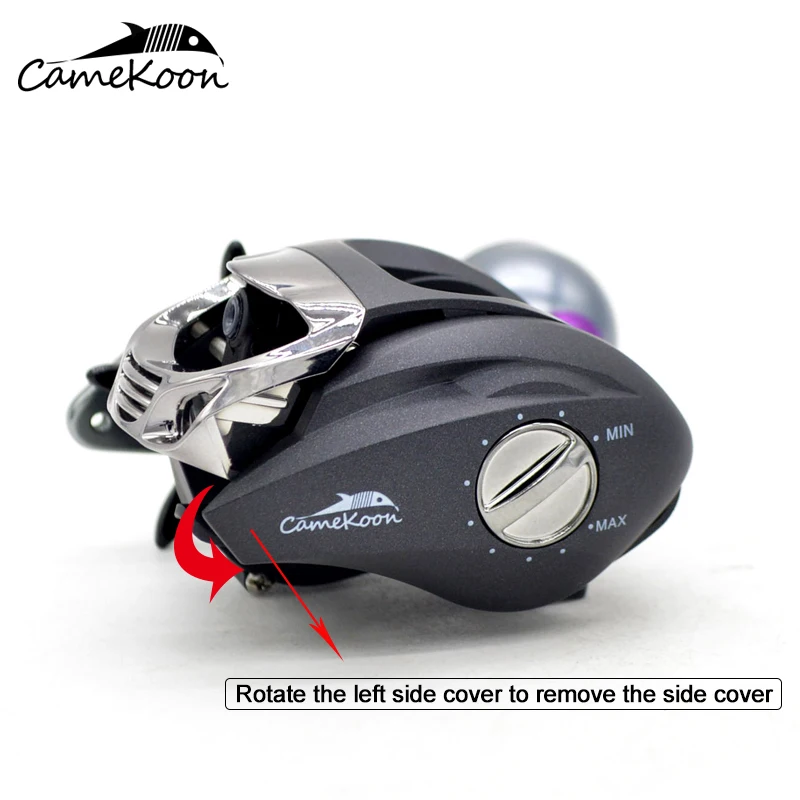 Рыболовная катушка CAMEKOON с очень алюминиевой мелкой шпулей максимальное