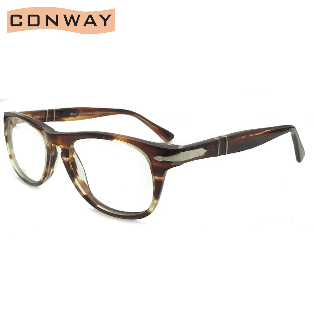 Винтажная оправа для очков Conway круглая небьющаяся с прозрачными линзами без