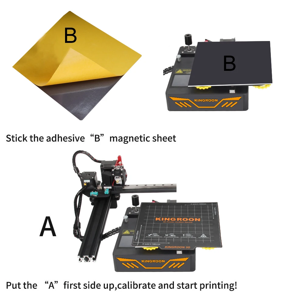 Kee Pang Flexible Magnetic Plate Flex bed Sticker 235*235mm 180*180mm 3D Printer Platform Bed For Ender 3 pro 5 images - 6