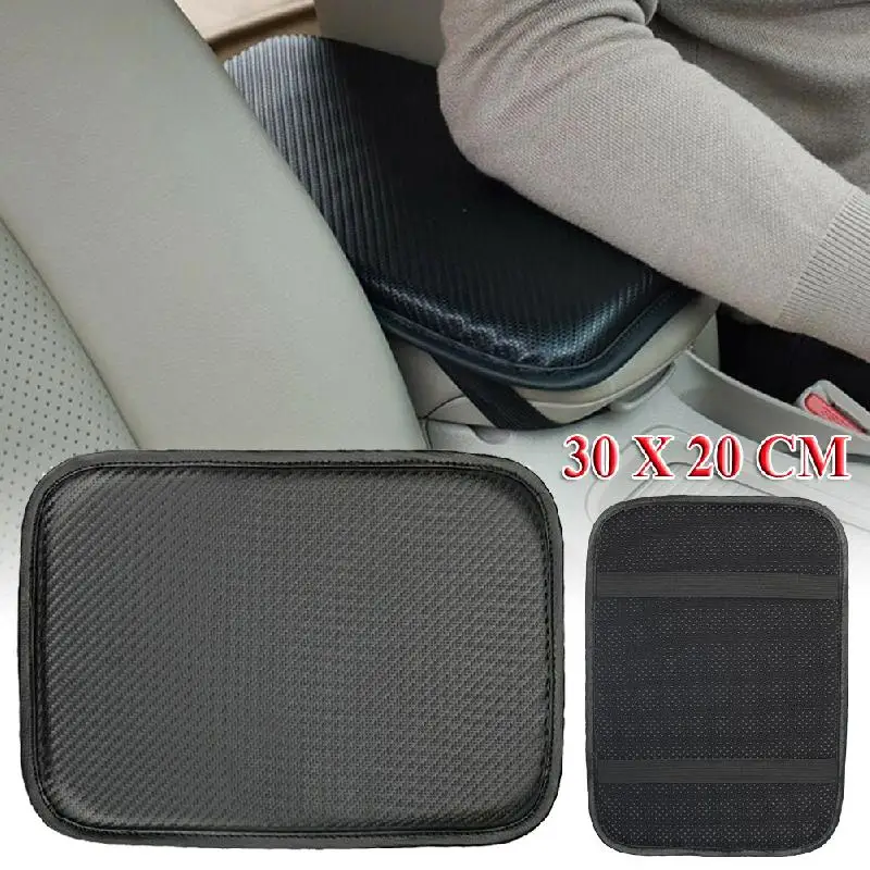 Черная универсальная накладка на подлокотник автомобиля защитная центральной