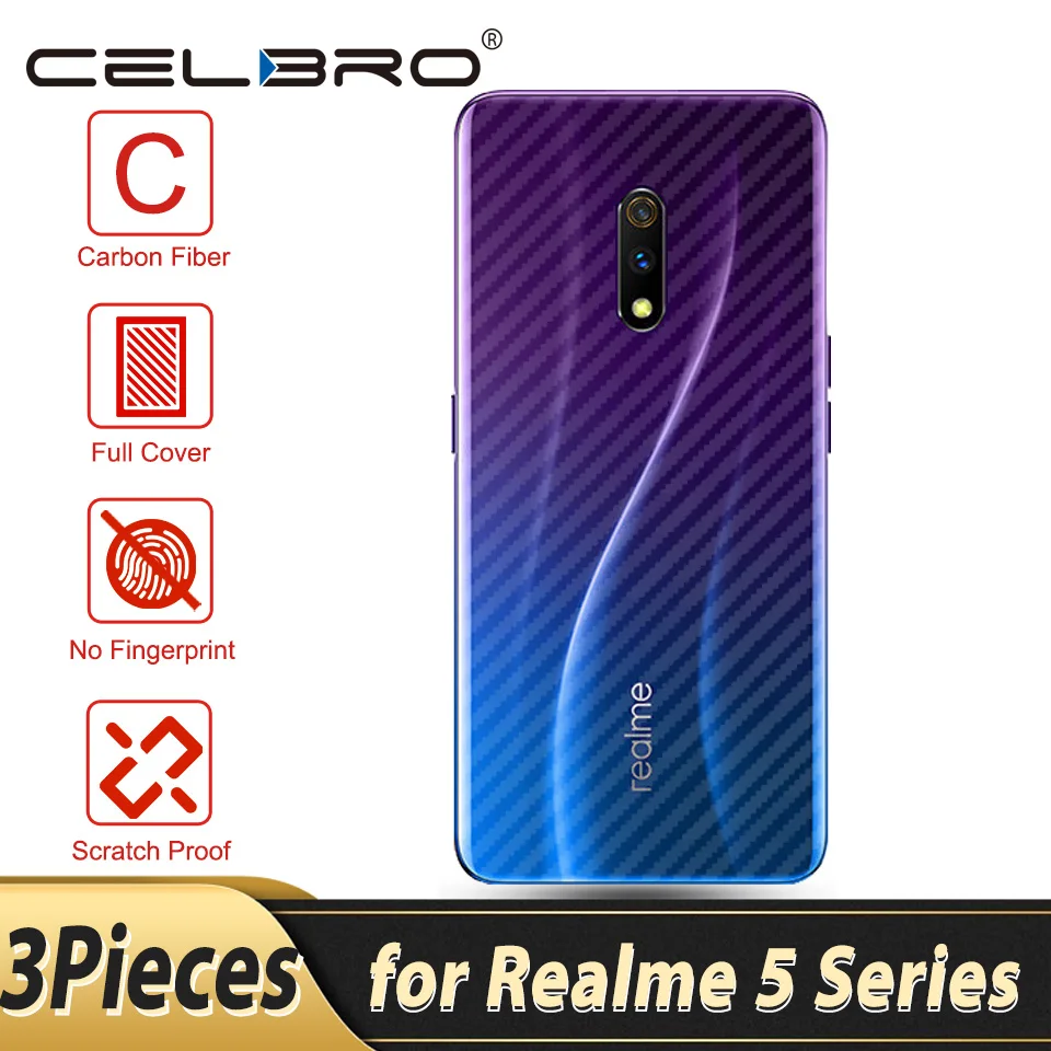 Наклейка из углеродного волокна для Realme 5 Pro XT 5Pro защита экрана 3D пленка мягкая