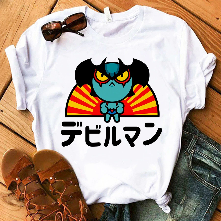 2021 Devilman Crybaby T-Shirt Summer Women Japanese Anime Tee Shirt Fashion Harajuku Hip Hop Casual Unisex Manga Short Sleeve