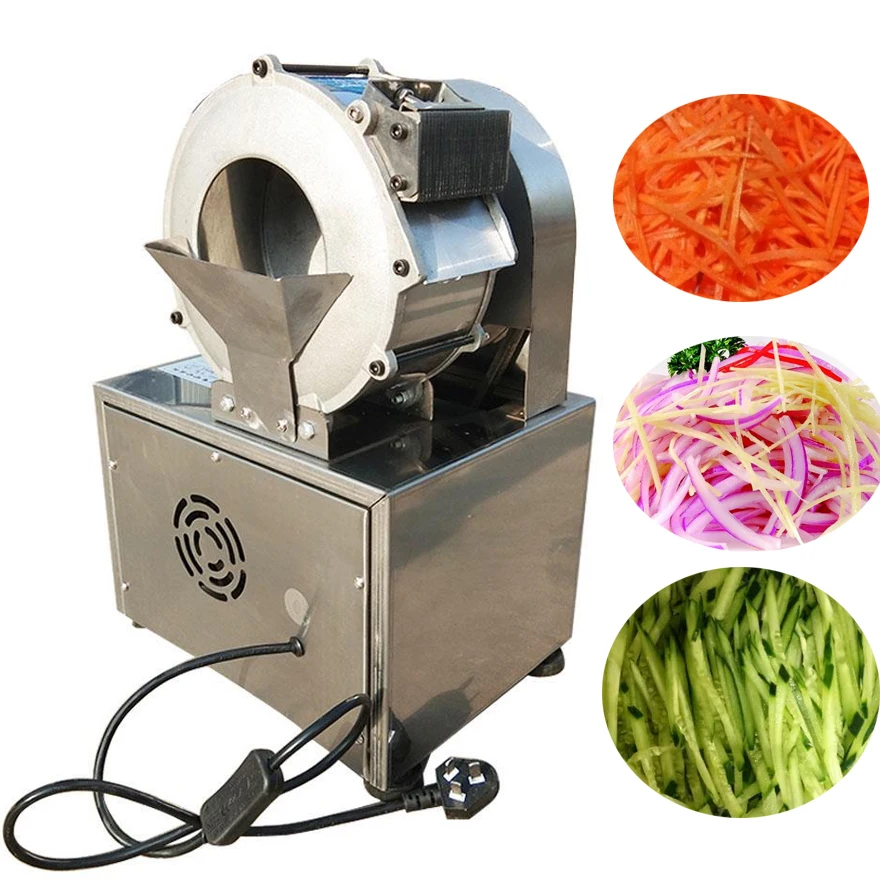 Commercial electric shredder vegetables food slice onion shredding machine multifunction cut minced Potato Carrot Stainless stee