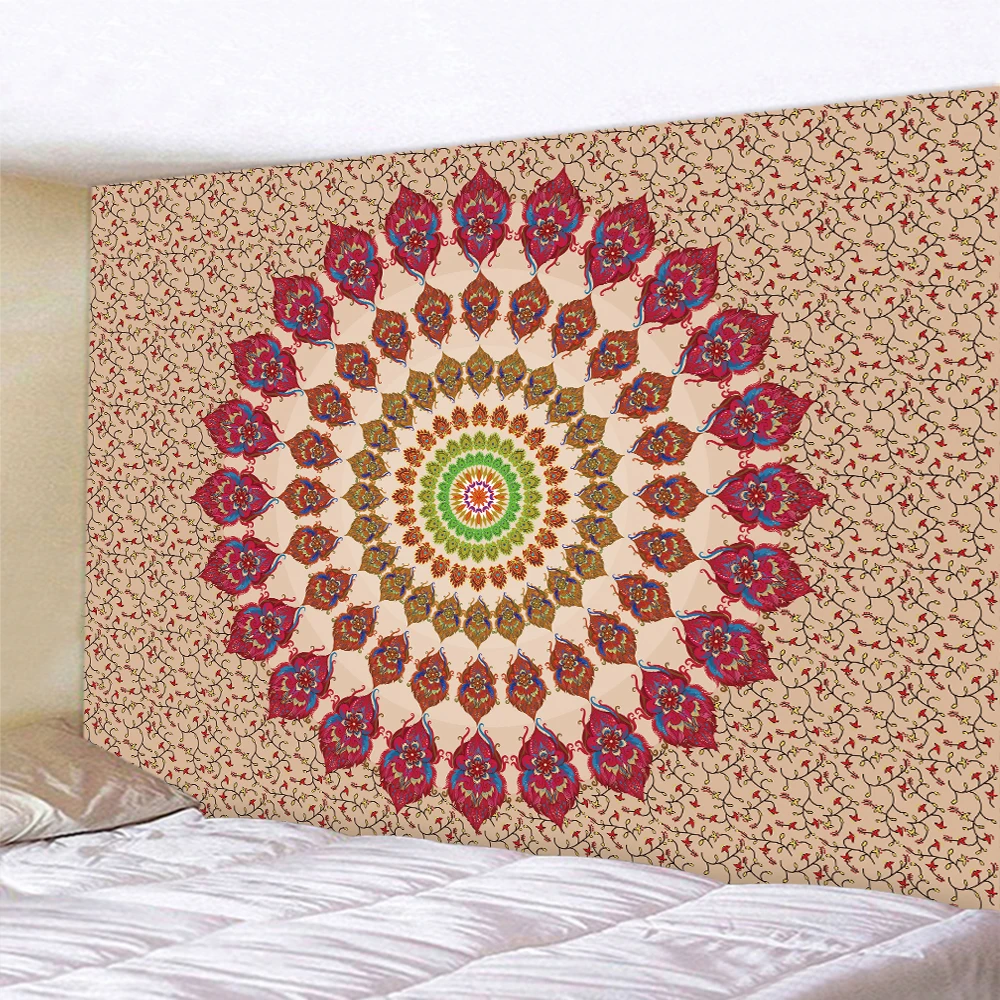 Индийский большой размер Мандала украшение дома гобелен хиппи богемная