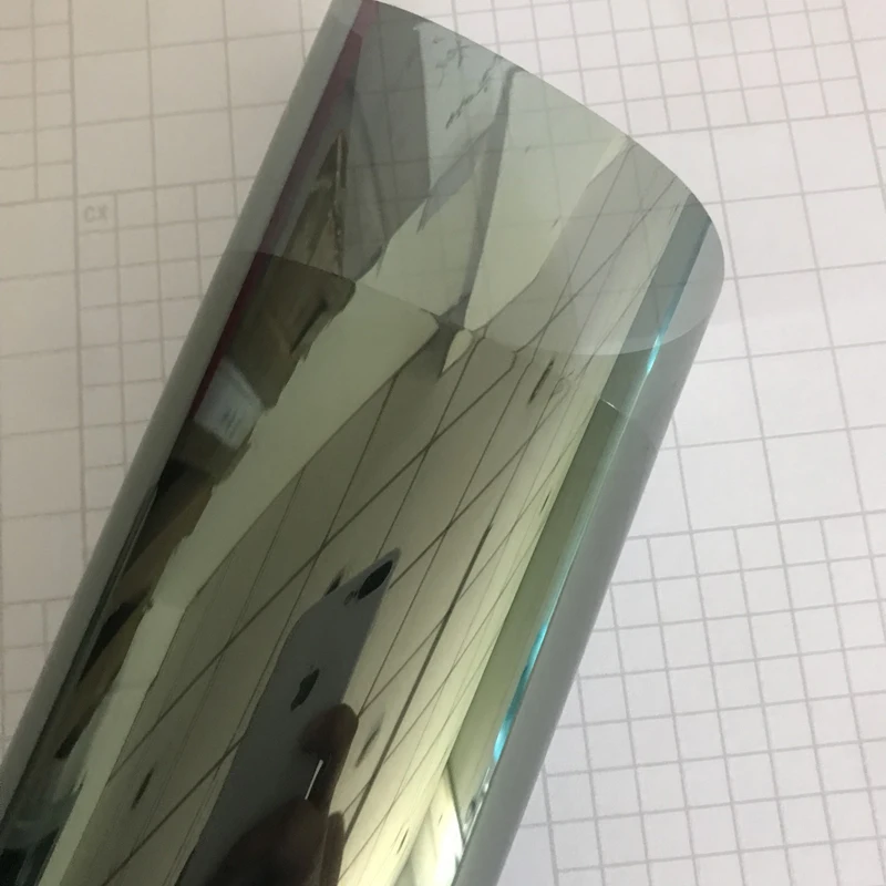 50cmx200/300/500 см Стекло оконная пленка самоклеящаяся синие занавески на окно Стекло наклейки УФ отражающая теплопроводная поливинилхлоридная