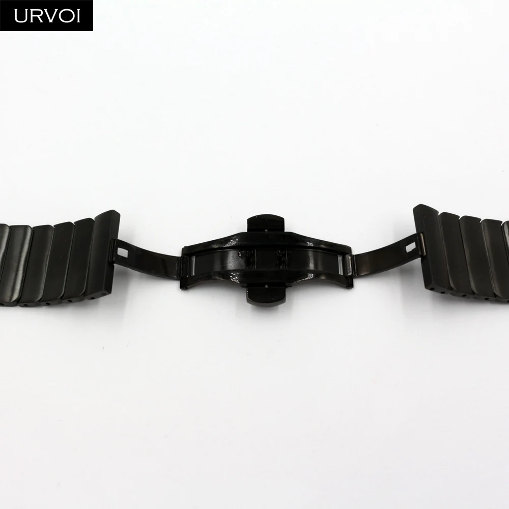 Ремешок URVOI для Apple Watch Ultra 8 7 6SE543 звеньевой браслет iWatch 45 мм 49 регулируемый из