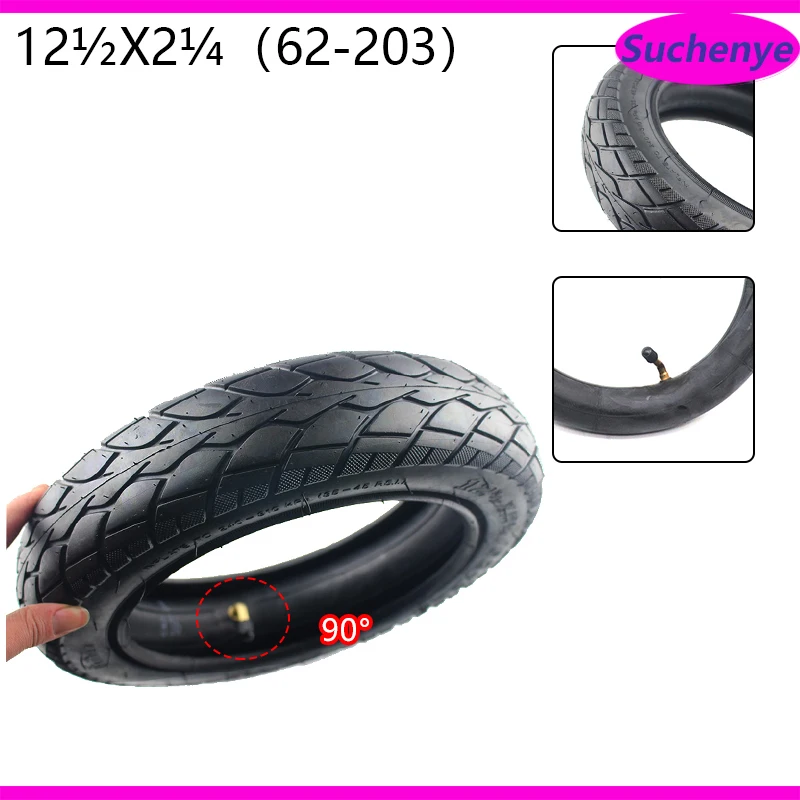 

12 inch Tire 12 1/2 X 2 1/4 ( 62-203 ) for Many Gas Electric Scooters and e-Bike 12 1/2X2 1/4 wheel tyre & inner tube