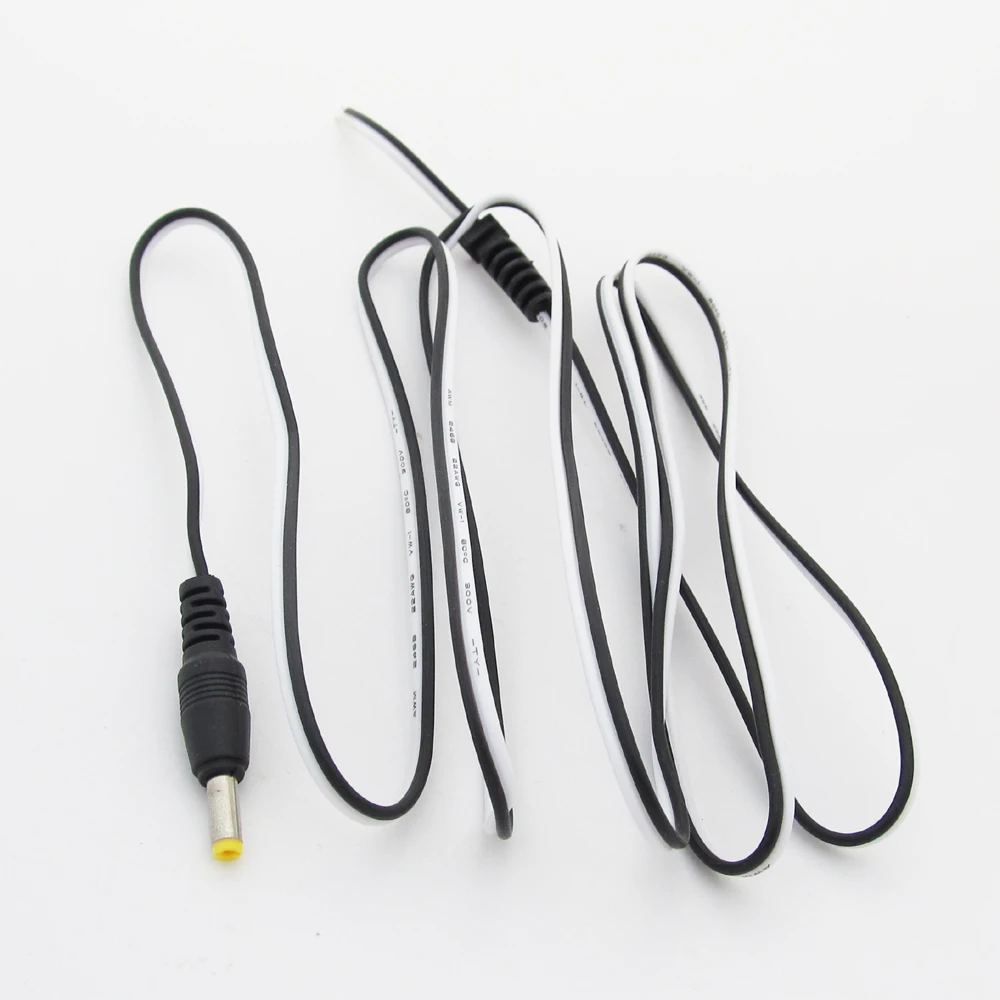 1 шт. 5 футов/1,5 м кабель питания постоянного тока 4,0x1,7 мм наконечник постоянного тока штепсельная вилка шнур видеонаблюдения кабель 22AWG