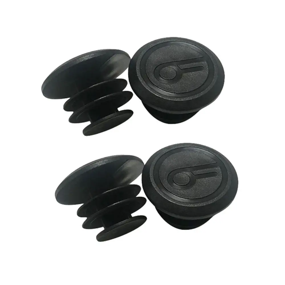 

Cycling Road Bike Mountain Plastic Black Bike Grip End Cap Bicycle Handlebar Plugs Grips Covers Cap Handlebar End Plugs