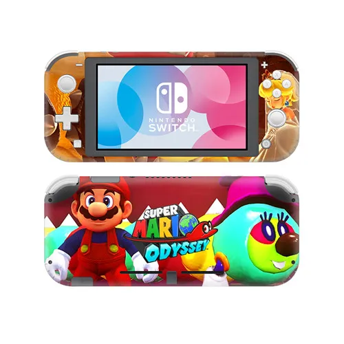 YSNSL0308 Супер Марио Одиссея кожи наклейка для nintendo переключатель Lite консоль и контроллер переключатель легкий протектор кожи Стикеры винил - Цвет: YSNSL0308