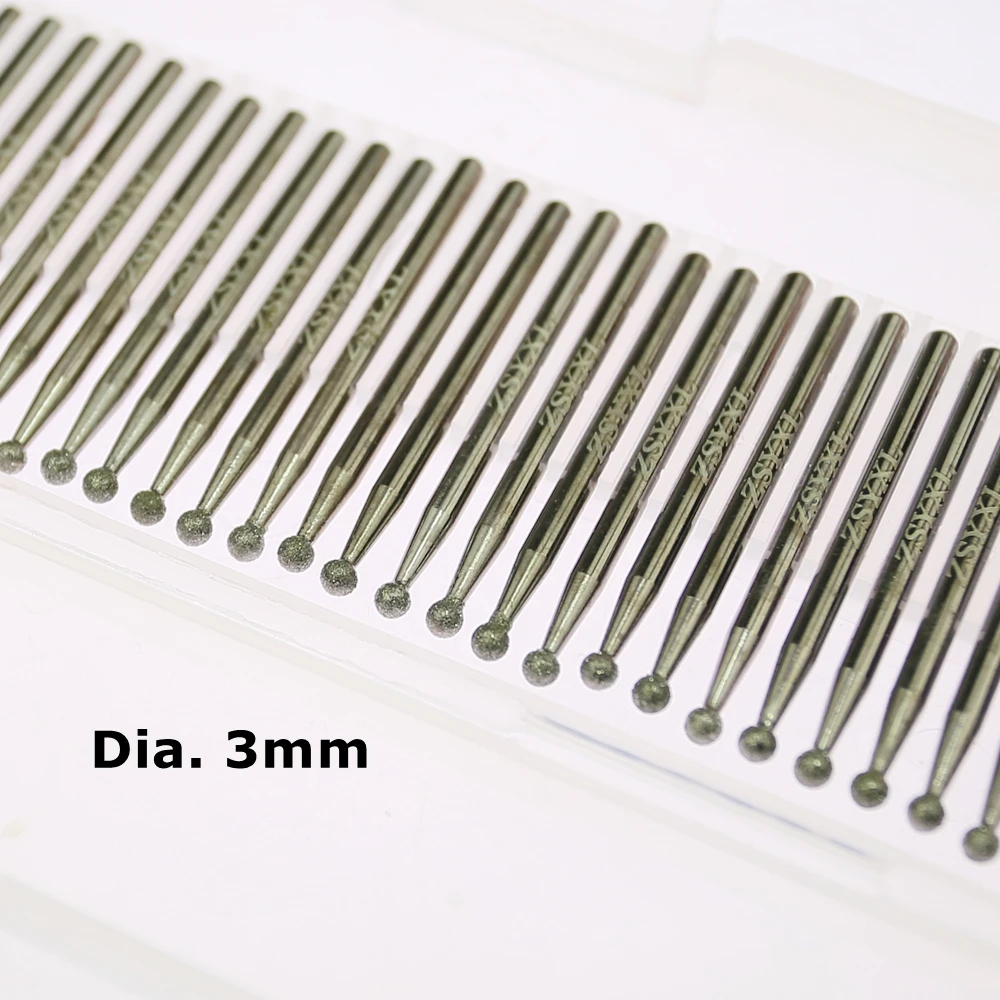 30 шт./кор. диаметр. 2 4 мм шарообразный Алмазный монтаж точечная Шлифовальная