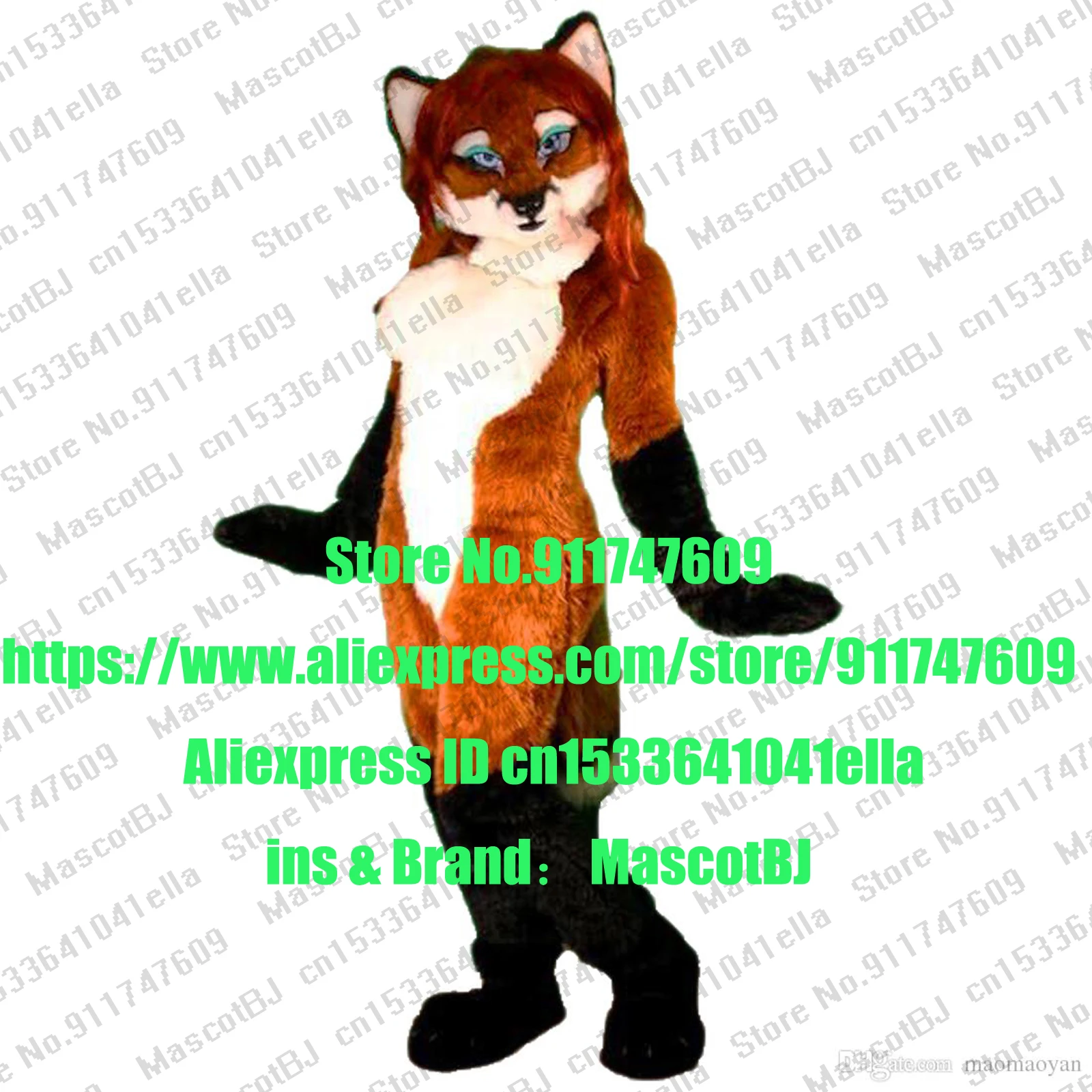 3-D Eyes Fox Дамский пушистый костюм Miss Полный Костюм Костюмы для подростков полный