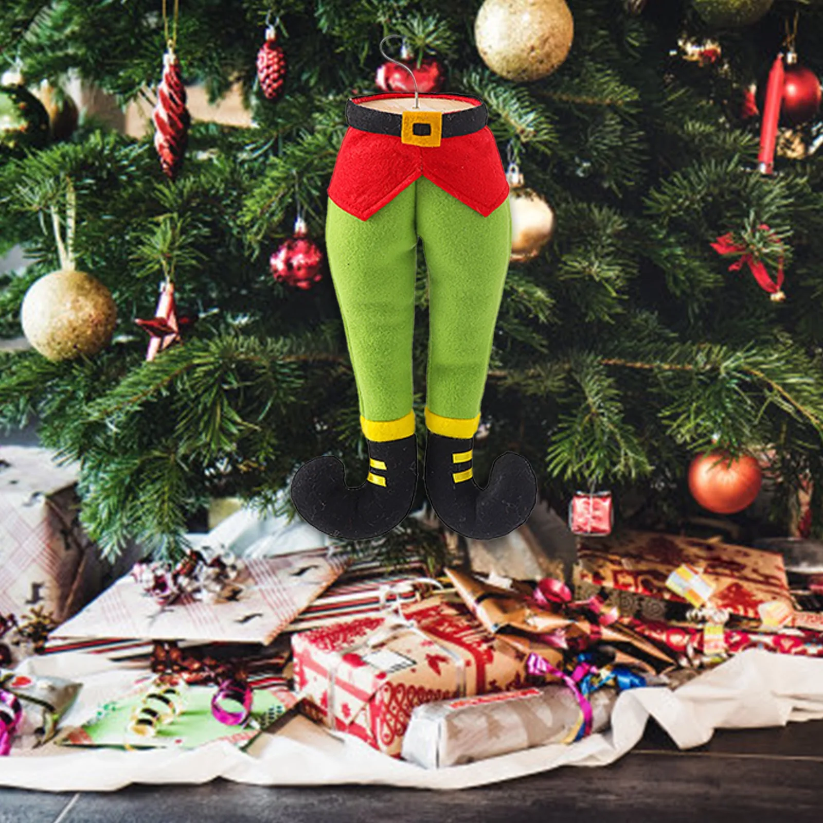 

Рождественские Подвески Fowecelt, домашний декор, Новогодняя Рождественская елка, стол, дверь, окно, подвесные украшения, Декор, эльф, рождестве...